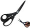 NICEIN Hochwertig Haushaltsschere 21.3cm x 7.3cm, Scharfe Edelstahl Küchenschere, Groß Mehrzweckschere Bastelschere, Schere Schneider Büro Mit Ergonomischem Griff, Schwarz