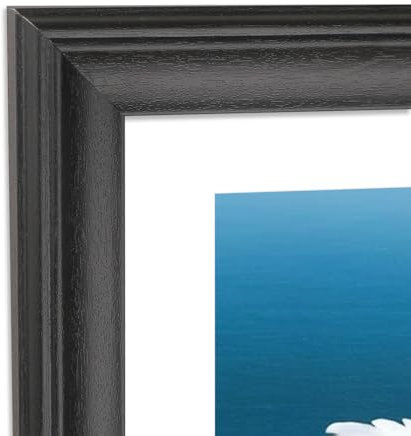 XYFBYSH 56x56 cm Panorama-Fotorahmen Massivholz schwarz, in der Lage, Fotos in zwei Größen anzuzeigen: 56x56 cm und 51x51 cm. Plakatrahmen Malrahmen Gruppenfotorahmen (GX23B2222W2020)