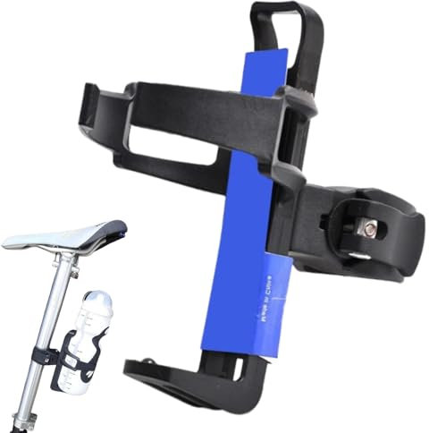 Portabebidas Motos - Portabebidas Macizo para Manillar de Motos | Portavasos Ajustable para Manillar, Accesorio para Motocicleta con sujeción Segura