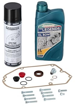 Set: Ölwechsel-Basic für Simson S51, S70 etc. - Öl + Reiniger + Schrauben + Dichtungen - für Motor M500 / M700