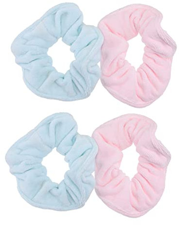 PAMINGONO Lot De 4 En Microfibre Pour Cheveux Serviette De Séchage Bandeau Absorbant À Séchage Rapide Pour Filles