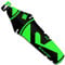 Riesel Design - rit:ze - 2 x Mudguard für den Sattel/Rennrad Schutzblech hinten - einfach installierbares Fahrrad Schutzblech/Hinterrad Steckschutzblech für Jede Radgröße (neon Green)