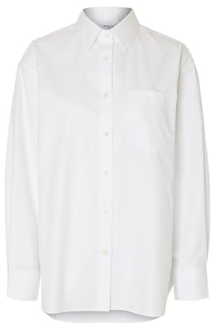 SELECTED FEMME Female Langarmhemd Oversized Baumwoll | Long sleeved shirt