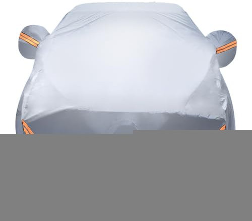 Blivysse Vollgarage Kompatibel Mit Renault Clio Mk2, wasserdichte Atmungsaktive Sonnenschutz-Außenabdeckungen(Silve)