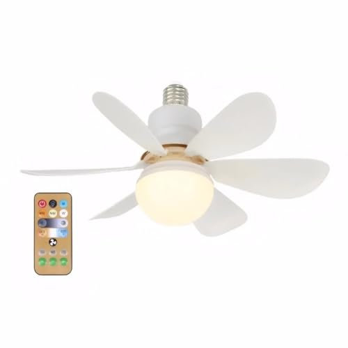 Ventilador De Techo Con Control Remoto Led De Techo, Ventilador De Techo Silencioso Con Luz Y Mando A Distancia, 3 Colores De Luz, 5 Aspas, Ø40cm Para Sala De Estar, Dormitorio De Pañales (A)