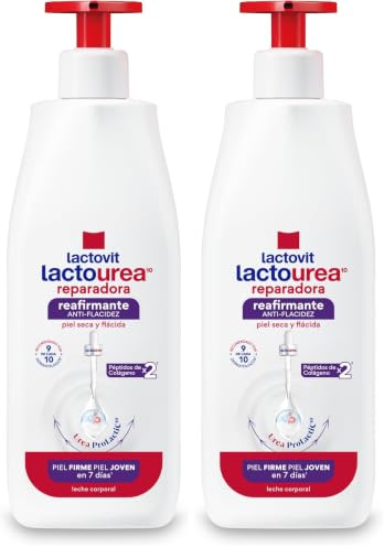 Lactovit - Leche Corporal Reafirmante Lactourea 400 ml – Repara y Reafirma la Piel Seca y Flácida – Con Urea ProLactic10 y Péptidos de Colágeno – Piel Más Firme en 7 Días – Aprobada por Dermatólogos