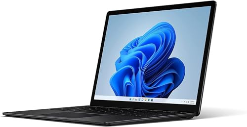 Microsoft Surface Laptop 4 Touch Screen per computer, Intel Core i7-1185G7, 16 GB RAM, 256 GB SSD, 13,5 pollici (‎2256x1504), Nero, Tastiera QWERTY, Win11 Pro (rinnovato)