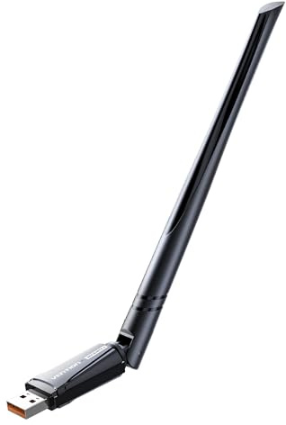VENTION USB WiFi Dongle, Wi-Fi 6 Bluetooth 5.4 USB WiFi Adapter for PC, AX900 Wireless Adapter with 2.4GHz/5GHz Dual Band Network Card, 5dBi High Gain Antenna, Laptop for Windows 11/10/8.1/8/7