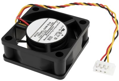 ECSiNG Ventilador Sin Escobillas de Refrigeración de 12 V CC Y 0,09 A 40 X 40 X 15 Mm 1606KL-04W-B39 para Refrigeración de Componentes Electrónicos.