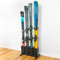 StoreYourBoard Ski-Aufbewahrungsregal Telluride: Freistehender Stand-Skiträger für Garage oder Zuhause, Skiaufbewahrung für 4 Paar Ski, strapazierfähig, Ski-Organizer.