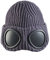 ASVP Shop® Herren-Strickmütze, Strickmütze, Wolle, Winter, grobe Mütze, dunkelgrau, Medium