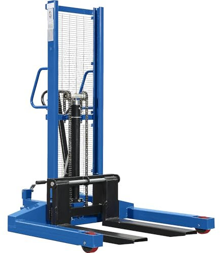 kaiserkraft | Breitspurstapler | Tragfähigkeit 1000 kg | Gabelmaße LxB 900 x 150 mm
