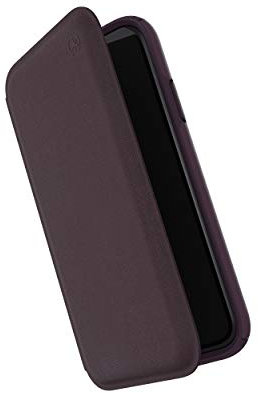 Speck Products Presidio Folio iPhone XR Case, Heathered Veronica Purple/Veronica Purple/Vintage Purple