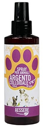 Antibiotico e germicida per animali - Argento Colloidale Pet - 50ppm, 150 ml