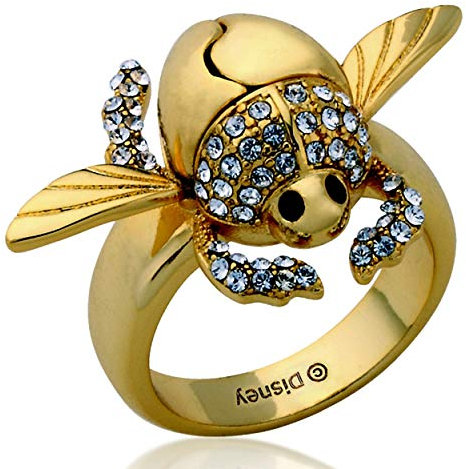 Goebel Aladdin Gold Scarabäus Ring, Disney, Käfer Ring, Schmuck, Gelbgold, 14 Karat, Größe 7, 12101691