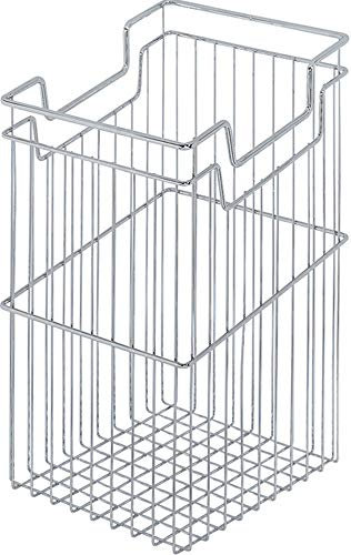 Gedotec Gitterkorb Wäschekorb Chrom mit Einhänge-Funktion für Unter-Schränke | Metall Wäsche-Sammler 23 Liter für Korpus-Bereite: 300 mm | MADE IN GERMANY | 1 Stück - Wäsche-Korb für Aufbewahrung