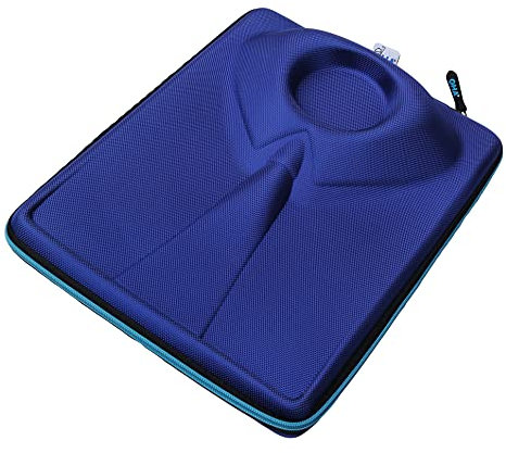 QHA Shirt Carrier Case Folder Crease Free Tie Bag Protector Box Organiser for Travel Q95 Blue