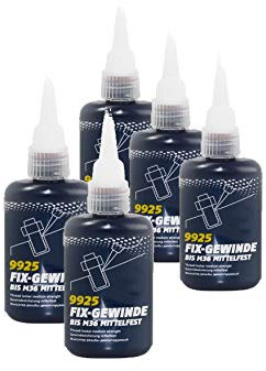 MANNOL 9925 FIX-Gewinde MITTELFEST SCHRAUBENSICHERUNG SCHRAUBENKLEBER 50ML (5)