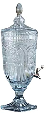 Distributore di bevande 2L / 3L / 5L Brocca di vetro fredda Succo di bevande Pot con rubinetto Bottiglia di vino in vetro Bevanda ad alta temperatura Lattina Bottiglia d'acqua Erogazione facile