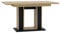 ALTDECOR Esstisch ausziehbar, ideal als Küchentisch, Esszimmertisch - oder Wohnzimmertisch, solide Konstruktion aus Möbelplatte, 140-180x90x75 cm - Artisan Eiche Optik/Schwarz - Rest