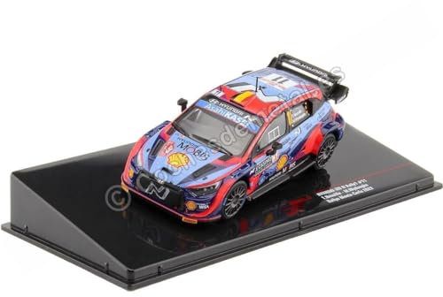Ixo Model MODELLINO IN SCALA COMPATIBILE CON HYUNDAI i20 N WRC N.1 RALLY MONTE CARLO 2022 NEUVILLE/WYDAEGHE 1:43 RAM835