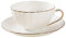 Luxshiny 6er-set Kaffeetassen Und Untertassen Aus Porzellan Teetasse Aus Bone China Geschenkset