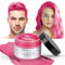 LOPHE Cera Temporal para Teñir el Cabello, 100g Cera del color del pelo, Temporal Tinte para Cabello barros naturales para teñir el pelo para teñir el cabello en color Cosplay partido, Rosa