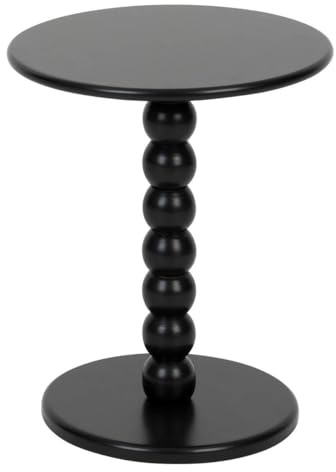 ATMOSPHERA CREATEUR D'INTERIEUR Couchtisch 'Chamlo', schwarz, Ø 38 cm