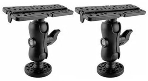 1/2 Stück Marineelektronik-Halterung – Boots-GPS-Halter, Fischfinder-Klemme | Boot-Navigationsgeräte-Halterung mit Kugel und Buchse rotierende Struktur, Meeresfisch-Locator-Halterung für Boote, Yacht,