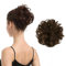 BARSDAR 100% Echthaar Haardutt, Schwarz Braun Haardutt Extensions für Damen, Echthaar Dutt Haarteil für Damen Mädchen Natürliche Haar Bun Hochsteckfrisur Chignon (Schwarz Braun Gemischt)