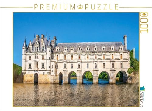 CALVENDO Puzzle Schloss Chenonceau | 1000 Teile Lege-Größe 64 x 48 cm Foto-Puzzle für glückliche Stunden