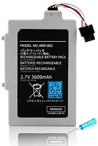 SH-RuiDu 3600mAh Ersatzakku für U Gamepad, 2X Längere Spielzeit 3,7V hochkapazitativ Wiederaufladbarer Ersatzakkupack mit Tool für U Gamepad Controllers