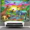 GXYUAOIEF Jungle Animals 3D-Druck Wandteppich Poster Ornament Wandkunst Tapestry Zubehör Raumteiler Tapisserie Für Wohnzimmer Schlafzimmer 150cmx200cm