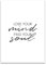 ARTFAVES® Poster - Lose your mind Find your soul | Wanddeko Wandbild Spruch Spiritualität Achtsamkeit Persönlichkeitsentwicklung | ohne Rahmen | 21 x 30 cm