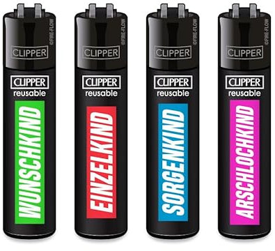 Clipper Feuerzeug 4er Set - FFX Collection (FFX Kinder)