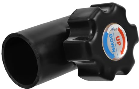 BAZEITFLOW Perilla Ajustable para Tubo De Paraguas con Manivela Soporte De Repuesto para Reparación De Sombrillas De Patio Al Aire Libre Compatible con Tubos Grandes