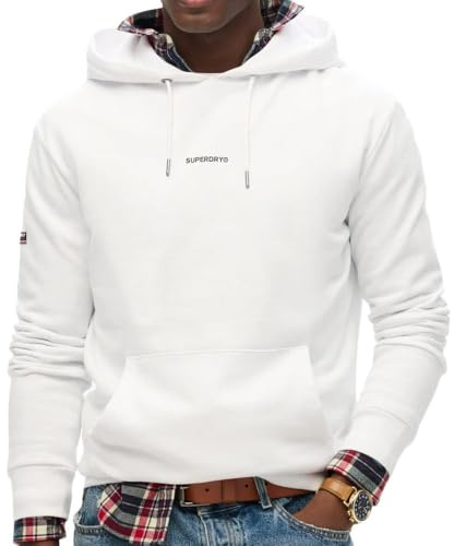 Superdry Sweat à Capuche Blanc Femme Plain Hood