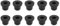 10 Piece Brake Bleeder Screw Cap Rubber Bleed Nipple Covers Wearproof Brake Bleeder Screw Caps for Cars Motor Bikes Machines