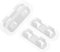 SEWOART 4pcs Shaped PVC Pipe Clips for Washing Machine Drain Hose Self Adhesive Holders Diameter and Weather Resistant for Secure Hose Management Kitchens and Bathrooms