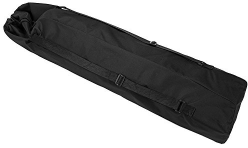 YS Sport Tragbare Skateboard Longboard Tragetasche - 2 Umhängetaschen Handlicher Rucksack, Schwarz