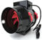 Black Orchid Mixed Flow In Line Grow Room Tent Extractor Fan for Carbon Filter- 4 100 mm dia