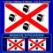 SARDINIEN Sardische Historisch Flagge ITALIEN Sardinien Italien 100mm Auto & Motorrad Aufkleber, Vinyl Sticker x1+2 BONUS