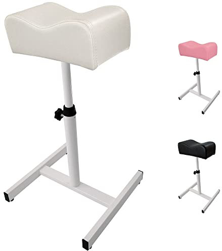 Beltom® Einstellbar Fußpflege Pediküre Beinauflage Beinstütze tragbar Fußstütze Maniküre - Weiß