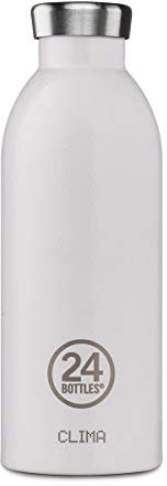 24BOTTLES Clima Bottle - Gourde Isotherme 330ml/500ml/850ml, Reutilisable 100% Hermétique (12h de Boisson Chaude, 24h de Boisson Froide), Bouteille écologique en Acier Inox