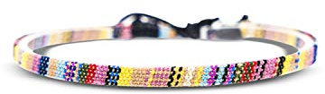 Made by Nami Boho Surfer-Armband Damen & Herren - Handmade Strand Festival Accessoires - Ethno Hippie Style - 100% Wasserfest & Verstellbar - Freundschaftsarmbänder Mädchen (Gelb)