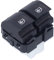 Akozon Interruptor de Ventana Eléctrica Interruptor Principal de la Ventanilla del Coche Interruptor de Elevación de Vidrio de Ventana 254118722R Reemplazo para Mk1 2012 en Adelante