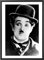 Poster Kunstdrucke Gemälde Bilderrahmen – berühmte Ikonen – verschiedene Größen verschiedene Farben Made in Italy – Wandset Wohnzimmer Schlafzimmer Schlafzimmer Küche (Charlie Chaplin)