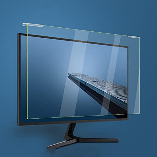 WLWLEO 17-28 Zoll Computer Displayschutzfolie, Anti-Blaulicht-/Anti-Kratz-/abschirmender UV-Filterfilm, Abnehmbare Displayschutzfolie Kompatibel mit LG/Dell/HP/Acer/Samsung,17 inch