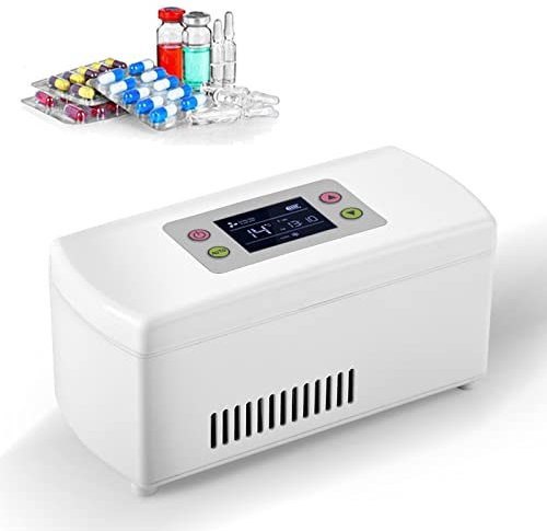 Tragbarer Insulinkühler, Case Cold Packs Mini-Elektrokühlbox für Apothekenmedizin Reisekühler Insulinkühlschrank Case-A