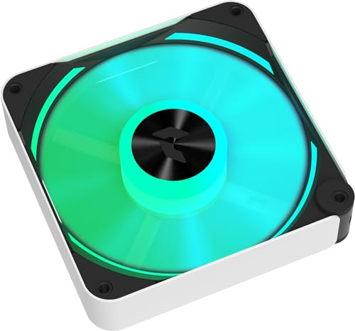 APNX FP2 ARGB 120mm PWM Fan - White | Sleek and Stylish Design, High-Performance Cooling, Whisper Quiet Operation